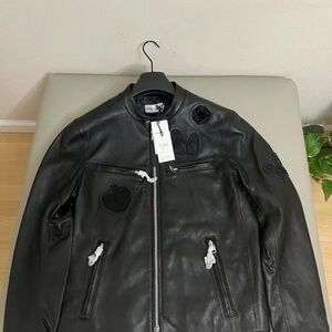 NWT Disney X Coach 34201 Spooky Eyes Racer Jacket Black MSRP $1200 175/96A